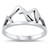 Nature Mountain Range Hiking Winter Ring New 925 Sterling Silver Band Size 10