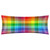 Body Pillow Cover with Zipper Colorful Rainbow Plaid Long Body Pillow Pillowcase Soft Cozy Full Body Pillow Case Cover for Adults 21x54 Inches