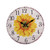 VINTORKY Sunflower Wall Clock Creative Clock Wall Clock Sunflower Wooden Creative Wall Clock