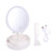 NOLITOY 1 Set Vanity Mirror Fill Light Mirror Portable Vanity Desktop Vanity Mirror Round Led Mirror Desk Vanity Mirror Foldable Desk Tabletop Student Abs Intelligent Accessories