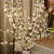 Firlar Artificial Cherry Blossom Branches, 10 Bunches Spring Peach Blossom Silk Flowers Fake Floral Arrangements for Home Wedding Decoration, 26