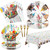 APOWBLS Cat Birthday Party Supplies - Cat Party Decorations Dinnerware, Plates, Cups, Napkins, Tablecloth, Fork, Kitten Birthday Party Supplies, Cat Birthday Table Decorations Tableware | Serve 24