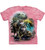 The Mountain Wolf Lookout Adult T-Shirt, Pink, 2XL