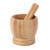 DOITOOL Garlic Grinder Mortar and Pestle Pill Crusher Pestle and Mortar Bowl Pesto Powder Mortar Grinding Bowl and Pestle for and Pestle Bowl Mini Wooden Garlic Kitchen Tools