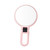 Gogogmee Hand Mirror Cosmetic Mirror Pocket Makeup Mirror LED Vanity Mirror LED Magnifying Mirror Makeup Vanity Mirror Travel Makeup Mirror Travel Mirror Princess Mirror Pink Fold
