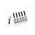 Tremolo Bridge Saddles?6Pcs Roller Bridge Tremolo Saddles for Floyd Rose Electric Guitar Replacement Accessories (Silver)