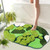 Green Moss Bathroom Rug, 20x31.5 Inch Grass Green Moss Bath Mat 3D Shag Moss Rug, Super Absorbent Plush Soft Non Slip Washable Moss Rug Leaf Bath Mat Bedroom Decor Home Entryway Door Mat