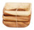Creative Co-Op Square Acacia Wood Bowls (Set of 3 Pieces) Dish, Brown