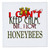 3D Rose I Cant Keep Calm Honeybees Square 12 by 12 Inch Quilt, 12 x 12