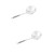 DECHOUS 2pcs Grease Filter Skimmer Cooking Colander Spoon Strainer Spoon Mesh Spider Ladle Kitchen Skimmer Frying Food Skimmer Noodles Strainer Skimmer Spoon Silk Screen Hot Pot
