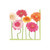 Caspari Blooming Daisy Boxed Cocktail Napkins - 40 Per Box