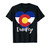 I Love Durango Colorado Flag Heart Rocky Mountains T-Shirt