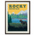 gaeaverse Rocky Mountain National Park Posters Vintage Travel Poster American Landscape Decorative Paintings Retro Wall Stickers Art Print Home Decoration (18X24 inch)
