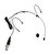Black Double Earhook Headset Microphone for VocoPro Wireless