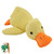 uphrgmd The Mellow Dog, The Mellow Dog Calming Duck, Dog Calming Duck Toy, Zentric Quack-Quack Duck Dog Toy, Quacking Duck Toy for Dog, Cute No Stuffing Duck with Soft Squeaker-Yellow
