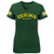 NCAA by Outerstuff NCAA Oregon Ducks Youth Girls "First Line" Short Sleeve V-Neck Tee, Hunter Green, Youth Large(14)