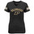 NCAA by Outerstuff NCAA Purdue Boilermakers Youth Girls "First Line" Short Sleeve V-Neck Tee, Black, Youth Large(14)