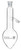 Distilling Flask, 100ml - 14/23 Joint & Side Socket - Borosilicate Glass, Pear Shape - Short Neck - Eisco Labs