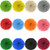 Packs of 12 Monkey Stringy Balls Soft Rainbow Pom Pom Balls Sensory Fidget Stringy Balls Bouncy Stress Balls Fidget Toy , Diameter?8CM ? Weight 40g.