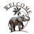 George S Chen Corp Elephant Wall Plaque 14 inches