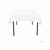 KS Linens Polyester Square Tablecloth 42"x42" (White)