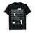 Cute Cat Kitty Playing Music Note Funny Clef Musician Art T-Shirt