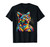 cat shirt funny cute art colorful rainbow love cat T-Shirt