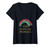 Womens God Keeps His Promises Rainbow Colors faith And Trust In God V-Neck T-Shirt