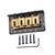 Milisten 4 String Bridge Box Bridge Tailpiece Guitar Bridge 4 String Bridge Black Cigar Box Hard Tail Bridge for Box Fixed Bridge Electric Guitar Bridge Hardtail Bridge