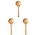 3 Pcs Water Spoon Hair Washing Water Scoop Kitchen Bath Water Scoop Japanese Water Bathing Ladle Spoons Japanese Wood Ladle Sauna Room Spoon Soup Ladle Dessert Wooden