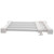 1pc Wardrobe Layered Partition Tension Rod Shelf Expandable Closet Organizer Mount Pantry Separators Shelf Retractable Clothes Rack Telescopic Frame Abs Storage White