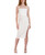 BCBGeneration Women's Straight Neck Spaghetti Strap Midi Dress, Cloud