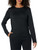 Reebok Women's Active Collection Dreamblend Long Sleeve Tee, Black