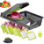Vegetable Chopper, Pro Vegetable Cutter 12 in 1 Veggie Chopper Vegetable Dicer Slicer Cutter Mandoline Onion Chopper for Onion Potato Tomato Cucumber Carrot