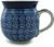 Polish Pottery Bubble Mug 12 oz Night Sky