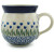 Polish Pottery Bubble Mug 12 oz Water Tulip