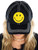 Vintage Patch Hat: Smiley Face - Black