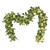 Dolicer 2 Packs 6FT Artificial Eucalyptus Garland with LED Light String, Faux Greenery Garland Hanging Fake Silver Dollar Eucalyptus Leaves Vines for Wedding Backdrop Arch Table Wall Party Home Decor