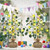 unlemoni 2 Pack Easter Decoration 19.6 Inch Lighted Easter Egg Tree, Artificial Tabletop Tree with Light, Decorative Easter Tree Table Centerpiece for Home Party Wedding Holiday Spring Decor