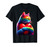 Kawaii Rainbow Cute Cat Hugging Heart Kitty Love Cat T-Shirt