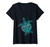 Womens Mandala Design | Sea Turtle V-Neck T-Shirt