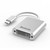 USB C TO DVI Adapter,Belinda USB 3.1 Type C (USB-C) to DVI Adapter With Aluminium Case for 2017 MacBook Pro/Samsung Galaxy S8