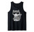 Cat Wearing Sunglasses and Playing Oboe for Oboist Cat Lover Tank Top