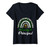 Womens Lucky Principal Rainbow St Patricks Day Lucky Principal V-Neck T-Shirt