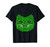 Shamrock Cat Face St Patricks Day Cute Kitten Kitty Clover T-Shirt