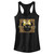 Disney Mickey Classic Minnie Lepard Print Logo Juniors Racerback Tank, Black, X-Small