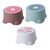 Holibanna 3pcs Low Stool Portable Stool Step Stool Portable Chair Plastic Chair Foot Stool Chairs Cartoon Children Stools Kid Footstool Bathroom Kid Stools Pp Non-Slip Toddler The Bench