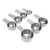 Stackable Measuring Cups Set, 7Pcs Measuring Cups Set Compact Space Saving Easy To Study Handle Stainless Steel for Kitchen Tools