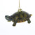 Noble Gems Kurt Adler 4-Inch Glass Land Turtle Ornament