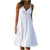 Dresses for Women 2022 Summer V Neck Sleeveless Backless Tank Dresses Smocked Plus Size Holiday Sundress (White, XXL) Dresses for Women 2022 Summer V Neck Sleeveless Backless Tank Dresses Smocked Plus Size Holiday Sundress (White, XXL)